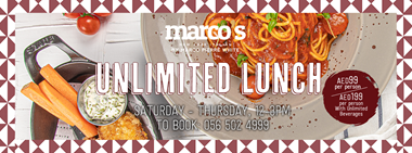 Unlimited Lunch @ Marco's 