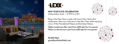 New Year’s Eve Celebration @ Lexx Bar