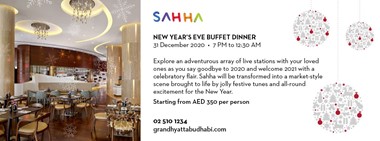 New Year’s Eve Buffet Dinner @ Sahha Restaurant