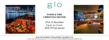 Wood & Fire Christmas Dinner @ Glo 