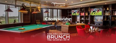 Pizza, Wings and Drinks Brunch @ Championship Lounge   