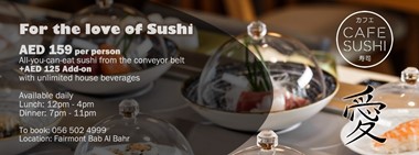 For The Love of Sushi @ Café Sushi 
