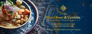 Pisco Sour & Ceviche Masterclass @ COYA