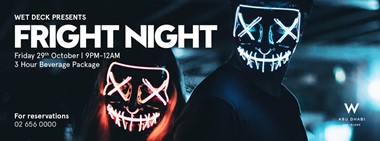 Fright Night @ WET Deck