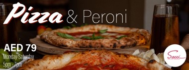 Pizza & Peroni @ Sacci   
