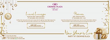 NYE Party @ Crowne Plaza