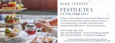 Festive Tea On The Terrazza @ Alba Terrace 