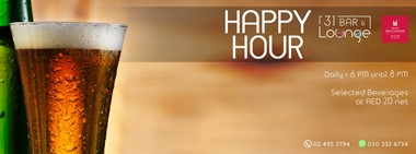 Happy Hour @ 31 Bar & Lounge 