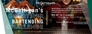 Courtship Bartending Challenge @ McGettigan's