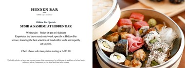 Sushi & Sashimi @ Hidden Bar