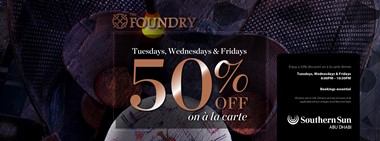 50% Off @ The Foundry 