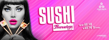 Thursdays Sushi Deal @ Mykonos 