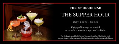Supper Hour @ The St. Regis Bar  
