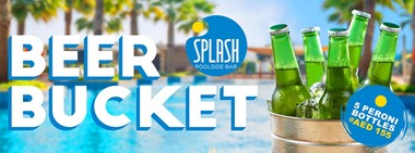 Bucket Beer @ Splash Pool Bar 
