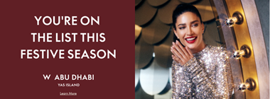 You are On The List This Festive Season @ W Abu Dhabi 