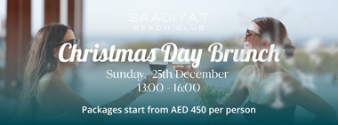 Christmas Day Brunch @ Saadiyat Beach Club