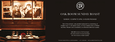 Sunday Roast @ Oak Room 
