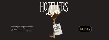Hotelier’s Night @ Cooper's  