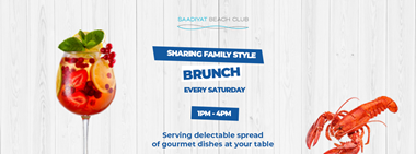 Family Sharing Style Brunch @ Saadiyat Beach Club 