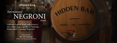 International Negroni Week @ Hidden Bar 