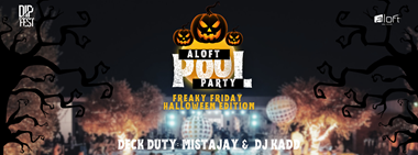 Aloft Pool Party Halloween Edition