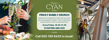 Bubbly Drunch @ Cyan Brasserie & Terrace 