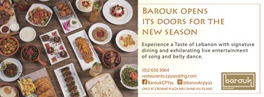 New Season of Barouk @ Crowne Plaza Yas 
